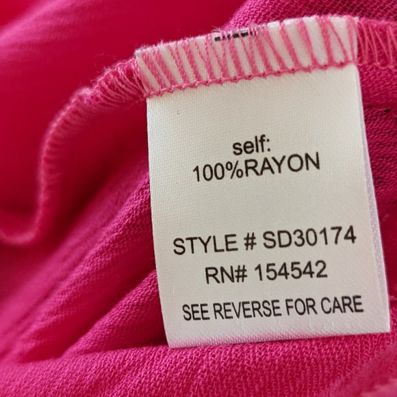 Vacation! Pink V-neck Swimsuit Cover Up - Picture 8 of 8